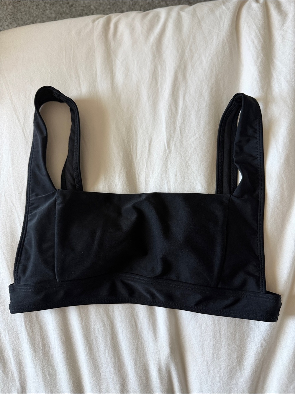 Black Women's Square-Neck Bralette - Brand: